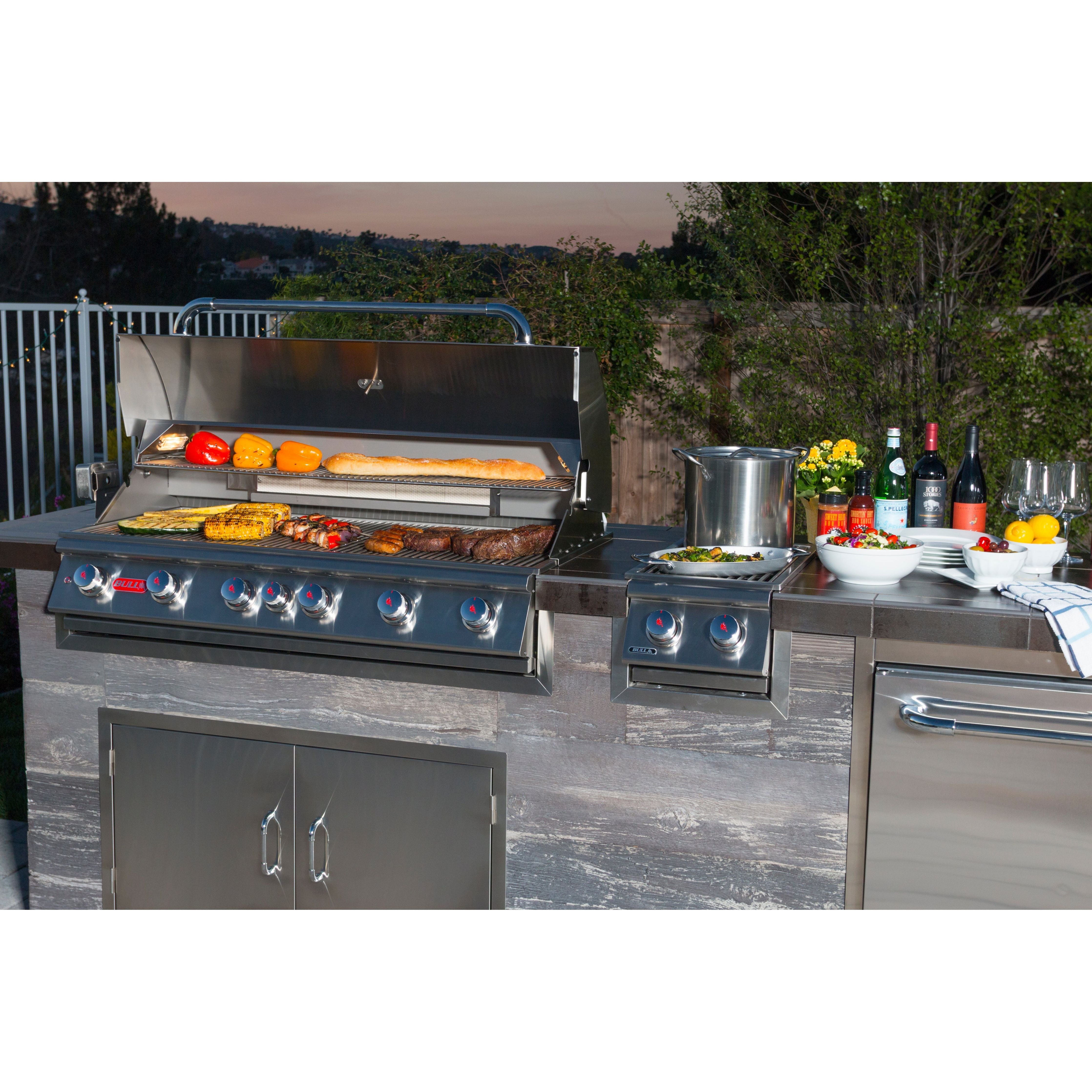 Bull Grills Diablo 46" Built In Grill Head (NG) - 62649