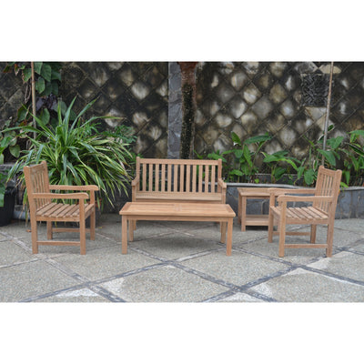 Anderson Teak Classic 2-Seater 5-Pieces Conversation Set Set-118