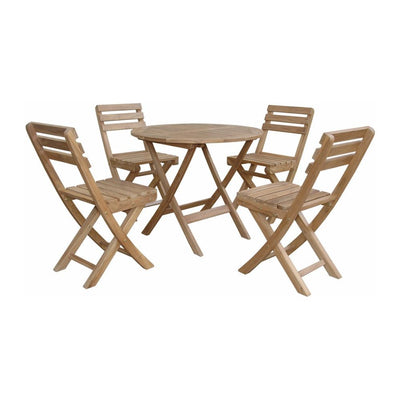 Anderson Teak Chester Alabama 5-Pieces Bistro Set SET-226