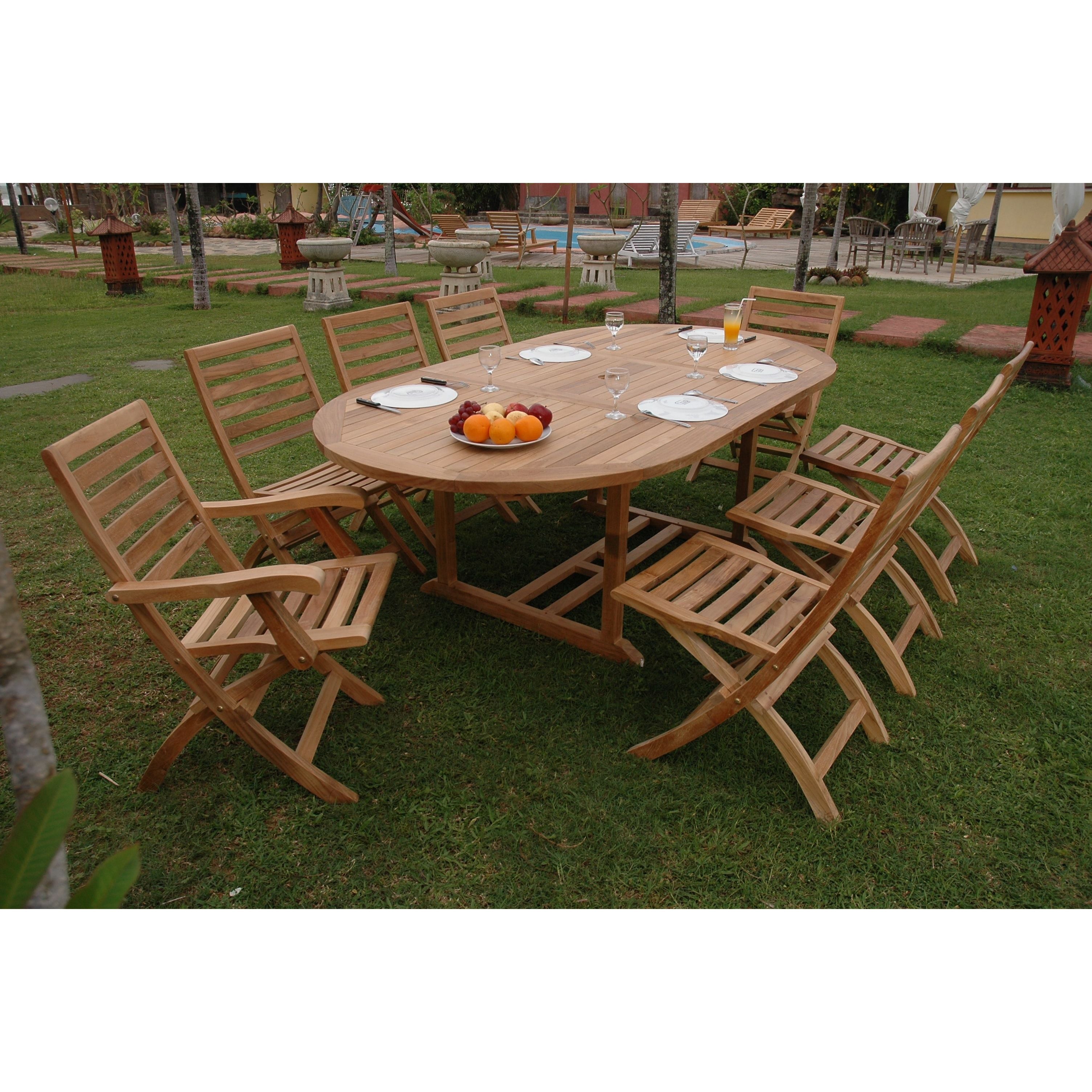 Anderson Teak Bahama Andrew 9-Pieces Dining Set Set-30