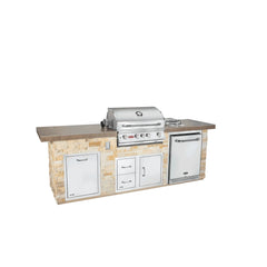 Bull Grills Quartzite Premier Q BBQ Island 15743