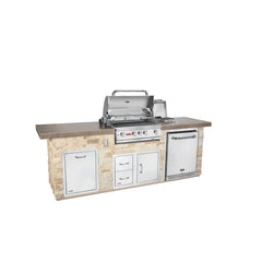 Bull Grills Quartzite Premier Q BBQ Island 15743