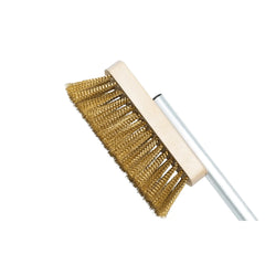 Bull Grills Short Handled Brass Pizza Oven Brush- 69570