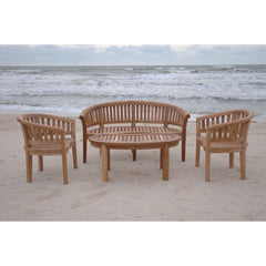 Anderson Teak Curve 4-Pieces Conversation Set Set-5