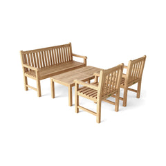 Anderson Teak Classic 3-Seater 4-Pieces Conversation Set Set-6