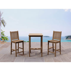 Anderson Teak Bahama Avalon 3-Pieces Square Bar Set Set-10