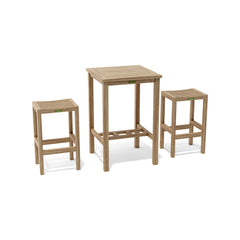 Anderson Teak Bahama Montego 3-Pieces Square Bar Set Set-113A