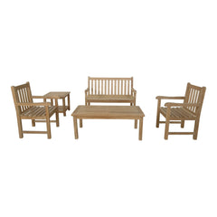 Anderson Teak Classic 2-Seater 5-Pieces Conversation Set Set-118