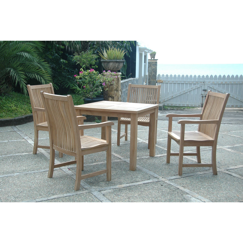 Anderson Teak Bahama Chicago 5-pieces Bistro Set Set-11