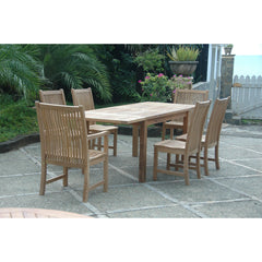 Anderson Teak Bahama Chicago 7-Pieces Dining Set Chair B Set-14