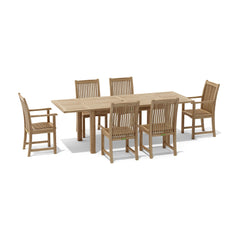 Anderson Teak Bahama Chicago 7-Pieces Dining Set Chair B Set-14