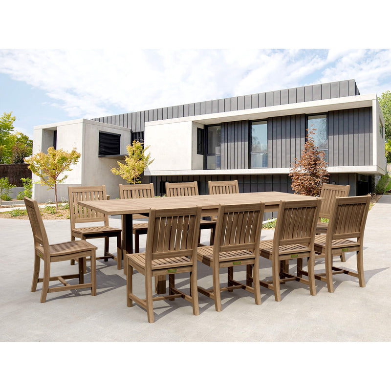 Anderson Teak Bahama Rialto 11-Pieces Rectangular Dining Set Set-15