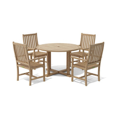 Anderson Teak Tosca Wilshere 5-Pieces Dining Set Set-16