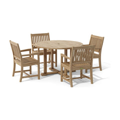 Anderson Teak Tosca Rialto Armchair 5-Pieces Dining Set Set-17