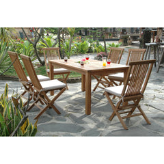 Anderson Teak Montage Bristol 7-Pieces Dining Set SET-202