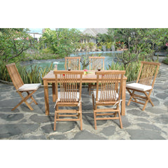 Anderson Teak Montage Bristol 7-Pieces Dining Set SET-202