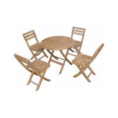 Anderson Teak Chester Alabama 5-Pieces Bistro Set SET-226