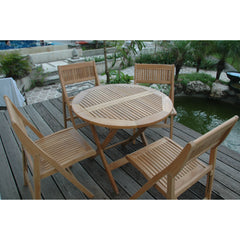 Anderson Teak Windsor 5-pieces Round Bistro Set Set-24