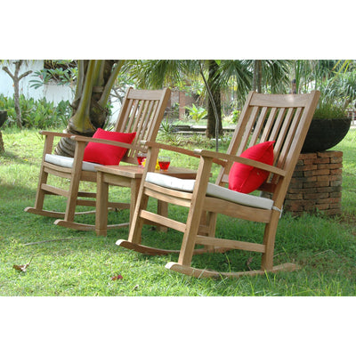 Anderson Teak Palm Beach Rocking Chairs 3-Pieces set SET-270