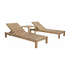 Anderson Teak South Bay Glenmore 3-Pieces Lounger Set SET-276