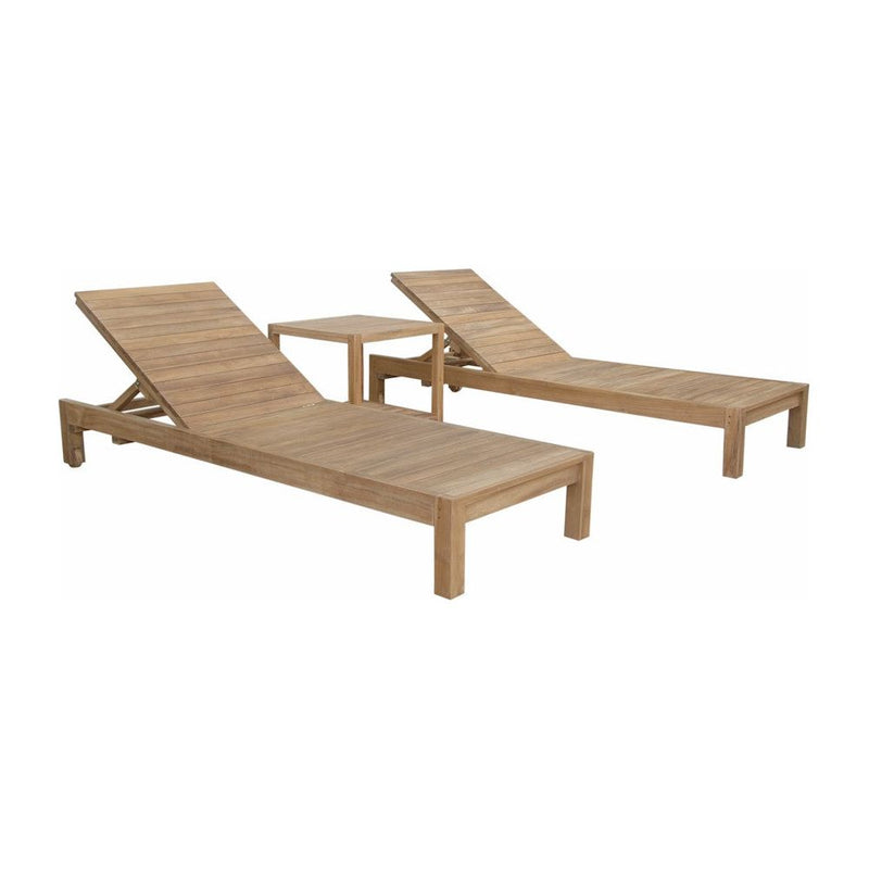 Anderson Teak South Bay Glenmore 3-Pieces Lounger Set SET-276