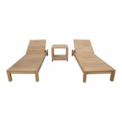 Anderson Teak South Bay Glenmore 3-Pieces Lounger Set SET-276