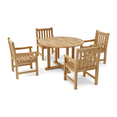 Anderson Teak Tosca Classic Armchair 5-Pieces Dining Set Set-27