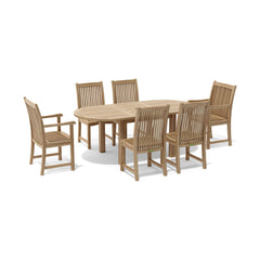 Anderson Teak Bahama Chicago 7-Pieces Dining Set A Set-29