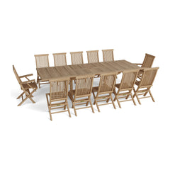 Anderson Teak Valencia Classic 13-Pieces Dining Set Set-32A