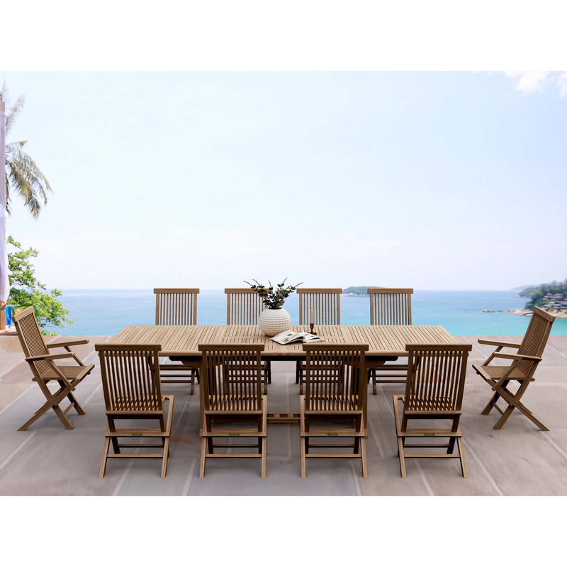 Anderson Teak Valencia Classic 11-Pieces Dining Set Set-32B