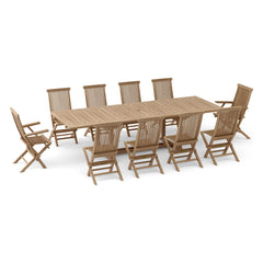 Anderson Teak Valencia Classic 11-Pieces Dining Set Set-32B