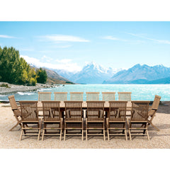 Anderson Teak Valencia Classic 15-Pieces Dining Set Set-32