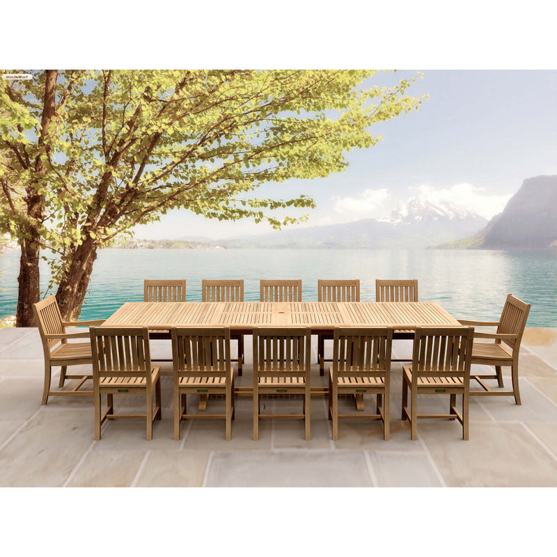 Anderson Teak Valencia Rialto 13-Pieces Dining Set Set-33A