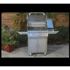 Bull Grills Single Side Burner, LP (All Grill Carts) 60010