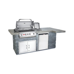 Bull Grills Rock Finished BBQ Outdoor Kitchen & Grill 31015