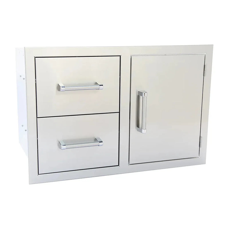 KoKoMo Grills Two Drawer, One Door Combo KO-ALPDC