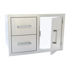 KoKoMo Grills Two Drawer, One Door Combo KO-ALPDC