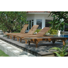 Anderson Teak Capri Sun Lounger 4pc Set SL-071