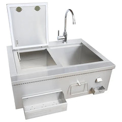 KoKoMo Grills 30" Cocktail Station and Sink KO-30CKT-SNK