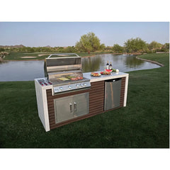 KoKoMo Grills Classic Shiplap Outdoor Kitchen