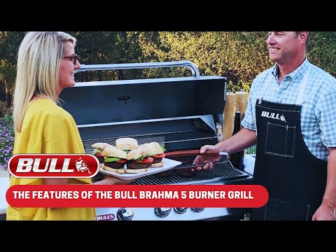 Bull Grills Rock Finished Premier Q BBQ Island 15744